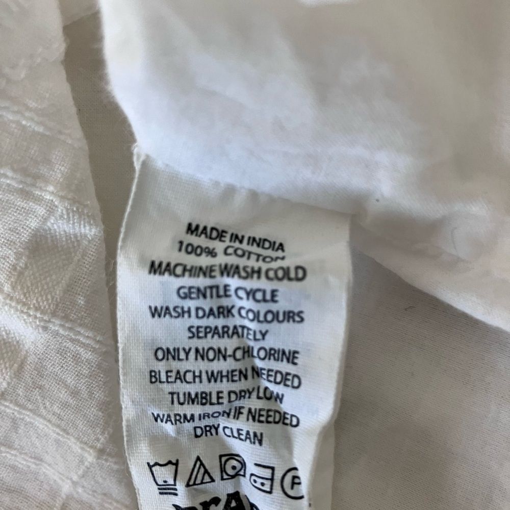 PRANA White Cotton Rhia Asymmetric Circle Skirt Size 4 - Picture 10 of 12